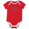 NCAA Utah Utes Infant Boys' Short Sleeve 3pk Bodysuit Set - 2 of 4