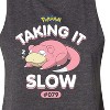 Women's - Pokémon - Slowpoke Taking It Slow Graphic Racerback Tank - 2 of 3