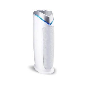 Germ Guardian Air Purifier with True HEPA Filter and UV-C Sanitizer, 4-in-1 AC4825W 22" Tower White: ETL Listed, 500-800 sq. ft. Coverage - 1 of 4