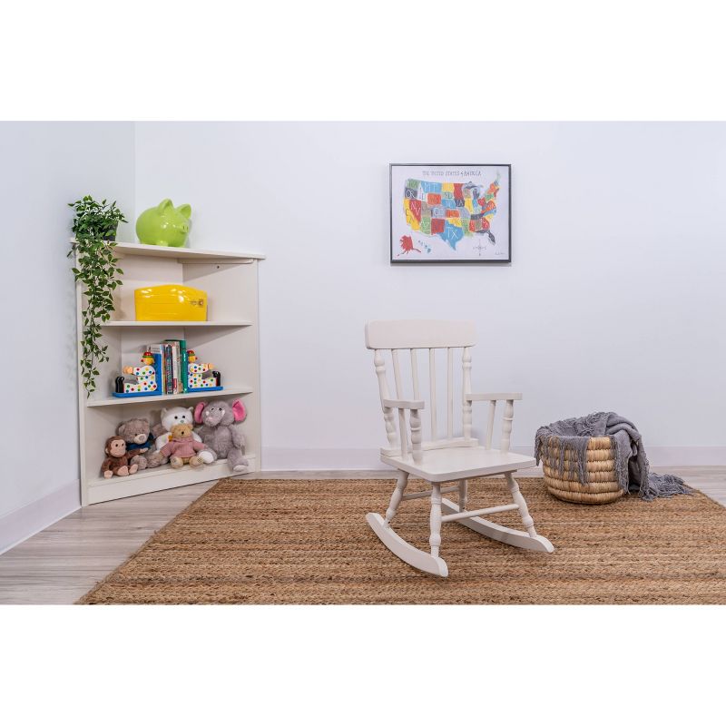 Gift Mark Kids&#39; Colonial Rocking Chair - White, 2 of 11