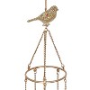 37" Iron Eclectic Birds Windchime Gold/Blue/Orange - Olivia & May: Soothing Home Decor - 4 of 4