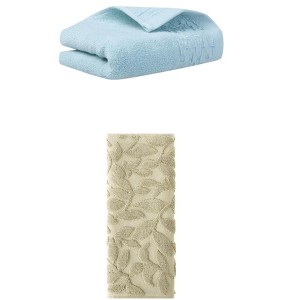 REGALWOVEN Cotton Turkish Absorbent Soft Hand Towels for Bathroom Kitchen Hotel Spa 14" x 30" 2 Pcs - 1 of 4