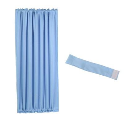 Unique Bargains Blackout Half Curtain with Adjustable Tie Back