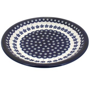 Blue Rose Polish Pottery 1001 Zaklady Small Dinner Plate - 1 of 1