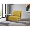 Racxily 3-in-1 Sofa Bed, Upholstered Convertible Sleeper Accent Chair - 2 of 4
