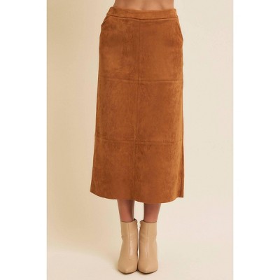 Women's Lost In The Night Midi Skirt - In February