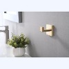 SEVOBAL Bathroom Towel Holders Sleek Stainless Steel Wall Mounted Hooks for Bathroom Bedroom Kitchen, Brushed Gold, 9.1"*4.33"*3.15" - 4 of 4