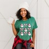Simply Sage Market Women's Coquette Santa Chart Short Sleeve Graphic Tee - 2 of 4
