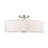 Livex Lighting Meridian 4 - Light Semi-Flush Mount in  Brushed Nickel - 3 of 4