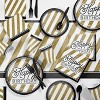 48ct Happy Birthday Disposable Napkins Black - 2 of 3