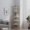 Hommoo 6-Tier Corner Open Bookshelf - 3 of 4