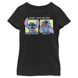 Boy's Lilo & Stitch When I Take Selfies T-Shirt - 1 of 4