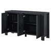NicBex Retro Buffet Cabinet with Open Storage Kitchen Cabinet with Distressed Finish and Adjustable Shelves  for Living Room, Dining Room - 3 of 4