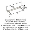 Amerock Faraday Pull for Cabinets, Drawers, and Furniture - 3 of 4
