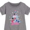 Girls' - Barbie - Holidays & Christmas Graphic Short Sleeve Fleece Dress - 2 of 4
