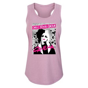 Women's - Cruella -  Graphic Racerback Tank - 1 of 4