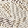 Brown Taupe And Beige Geometric Washable Indoor Outdoor Area Rug - 4 of 4