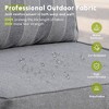 XIZZI Premium Outdoor Swivel Chair Sofa Set in 7 Colors, Modular Patio Seating with Swivel Chairs, Add-Ons Like Coffee Table and Fire Pit - 4 of 4