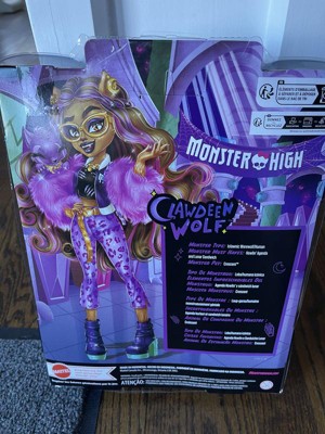 Monster High Clawdeen Wolf Fashion Doll With Pet Dog Crescent And ...