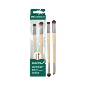 EcoTools Enhancing Eye Makeup Brush Set - 2pc - 1 of 4