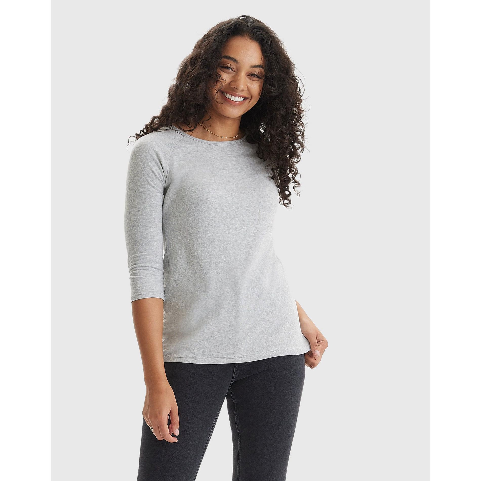 Hanes Women's Raglan Sleeve T-Shirt