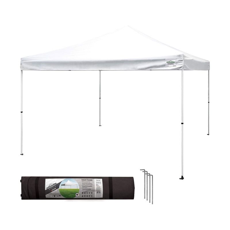 Caravan Canopy M-Series Pro 2 12 x 12' Shade Tent with Roller Bag and M-Series 12 x 12' 2 Straight Leg Sidewall Kit with Set of 4 6-Pound Weights, 3 of 7
