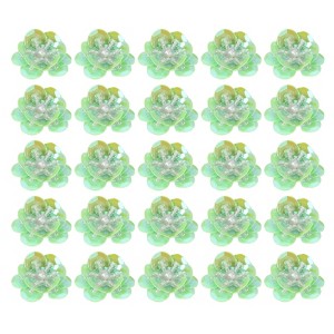 Unique Bargains Iron On Durable DIY Clothing Sequin Bead Flowers Patches 50 Pcs - 1 of 4
