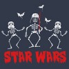 Juniors Womens Star Wars Halloween Vader Skeletons Racerback Tank Top - 2 of 4