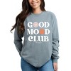 Simply Sage Market S.W.Smiley Good Mood Club Garment Dyed Long Sleeve - 2 of 4