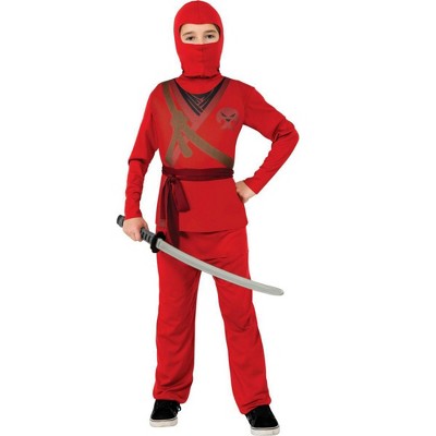 Rubies Boy's Red Ninja Costume