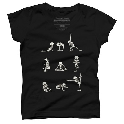 Women's Design By Humans Pug Yoga By huebucket Racerback Tank Top - Black  Heather - X Small