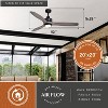 VAXCEL Curtiss 52-in. Contemporary Indoor Outdoor Propeller Ceiling Fan with Wood Blades, Integrated LED Light Kit and Remote - 3 of 4