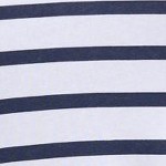 navy white stripe