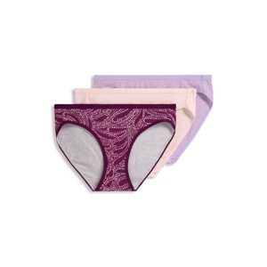 Jockey Women's Organic Cotton Stretch Logo Bikini - 3 Pack - 1 of 4