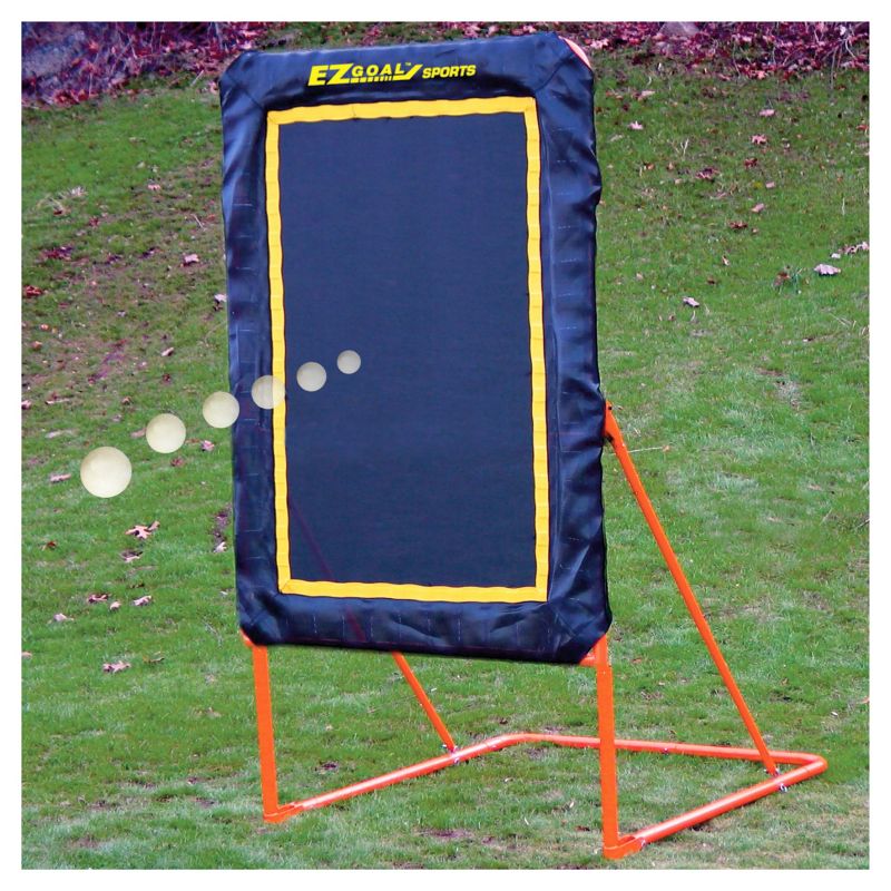 EZ Goal Profession Folding Lacrosse Throwback with 6' x 4' Mat Area - 8', 2 of 9