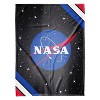 Sleep Squad Nasa Logo 60 x 80  Raschel Plush Blanket - 3 of 4