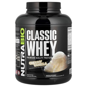 NutraBio Classic Whey Protein, Creamy Vanilla, 5 lbs (2,268 g) - 1 of 4