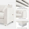 NicBex L-Shaped Chenille Sectional Sofa,4-Seat Couch Set with 2 Pillows and Chaise for Living Room,Apartment,Office - 4 of 4