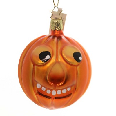 Inge Glas 3.25 In Jolly Jack Christmas Tree Ornament , Ornament Halloween Pumpkin Jol (PC)
