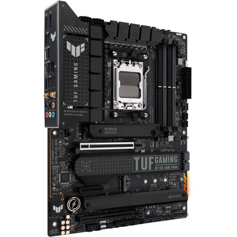 TUF GAMING X670E-PLUS WIFI Gaming Desktop Motherboard - AMD X670 Chipset - Socket AM5 - ATX - Ryzen 5, Ryzen 7, Ryzen 9 Processor Supported, 4 of 7
