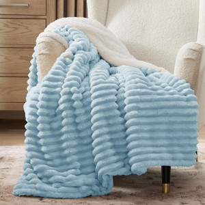 Bedsure Ultra-Plush Fleece Blanket - Warm Winter Blanket for Bed, Soft Home Decor Throw for Couch, All-Season Coziness - 1 of 4