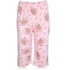 JEFFRICO Pajamas For Women Capri Set Sleepwear Soft Pajamas Short Sleeve Pajama Sleepshirt With Capri Pants - 4 of 4
