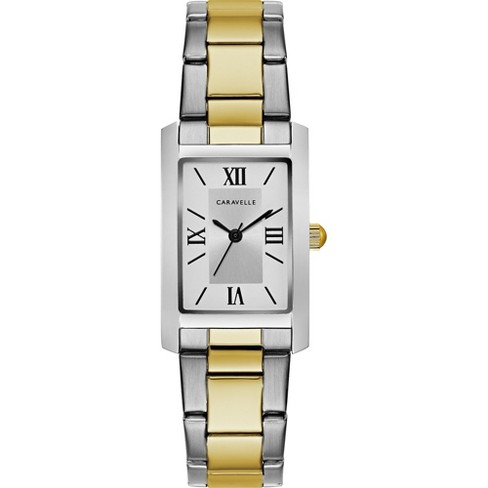 Caravelle designed by Bulova Ladies' Dress 3-Hand Quartz Watch, Rectangle Case, Roman Numeral - image 1 of 4