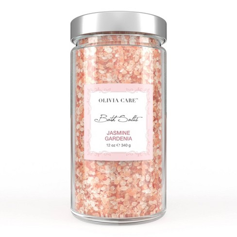 Olivia Care Floral Jasmine Gardenia Bath Salts - 12oz - image 1 of 2