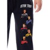 Star Trek Mens' TV Show Series Characters Sleep Jogger Pajama Pants Black - 2 of 3