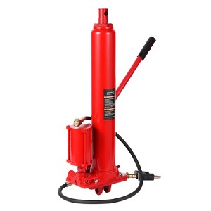 8 Ton Air/Hydraulic Long Ram Jack, Engine Hoist Cylinder with Air Pump & Clevis Base, Long Ram Jack for Engine Hoists, Garage Cranes, Farm, Mechanical - 1 of 4