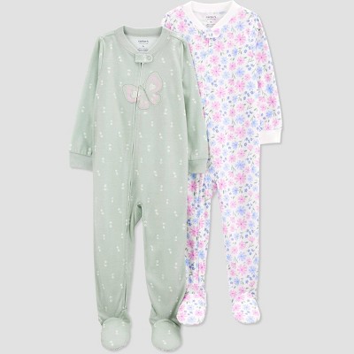 Carter's Just One You® Toddler Girls' 2pk Footed Pajama