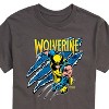 Men's - Marvel - Wolverine Slash Short Sleeve Graphic T-Shirt - 2 of 4