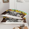 Boersma Highland Cow Comforter Set Queen – Western Farmhouse Bull & Cattle Bedding with Sunflowers, Funny Animal Quilt with 2 Pillowcases - 3 of 4