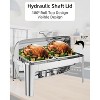 COZONY 5-Piece Stainless Steel Buffet Set with Roll Top Lids, Complete Chafing Dish System for Catering and Group Gatherings - 4 of 4